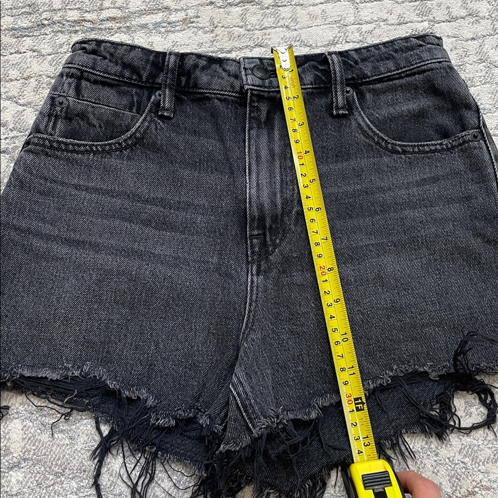 Alexander Wang Black Jean Shorts - Picture 10 of 11